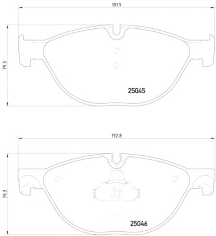 HELLA-PAGID - OEM - OE Formulated Friction Material (Front) - HPD 355015251