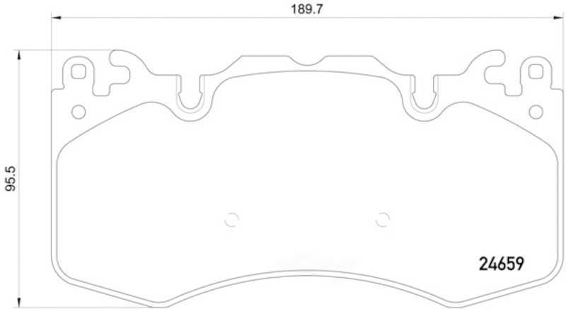 HELLA-PAGID - Low-Metallic Pads (Front) - HPD 355016151
