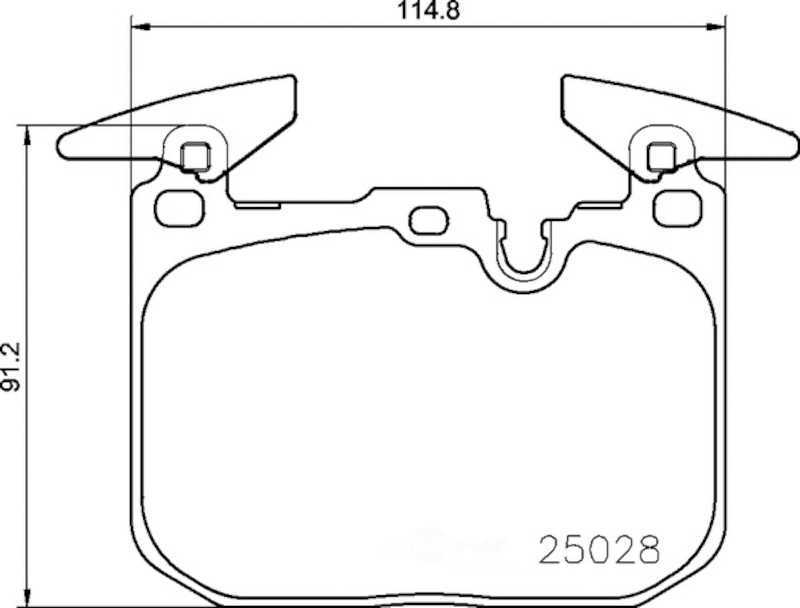 HELLA-PAGID - Low-Metallic Pads - HPD 355021271