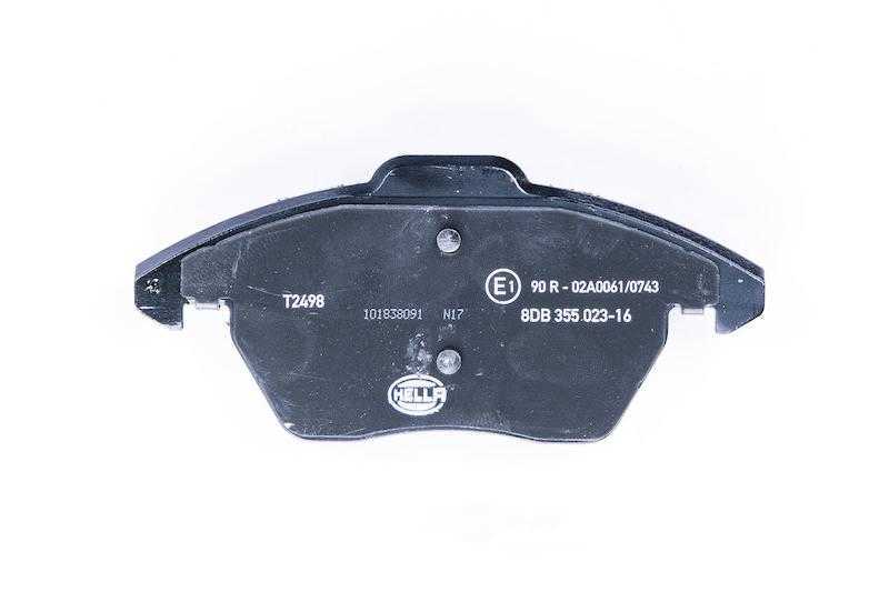 HELLA-PAGID - Low-Metallic Pads (Front) - HPD 355023161