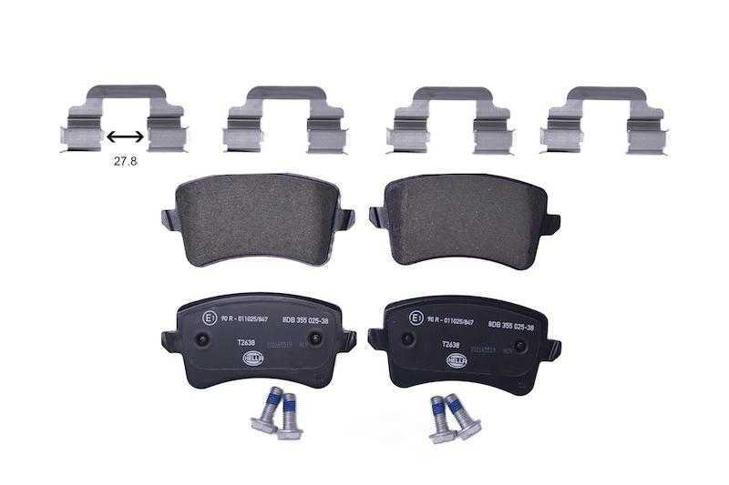 HELLA-PAGID - Low-Metallic Pads - HPD 355025381