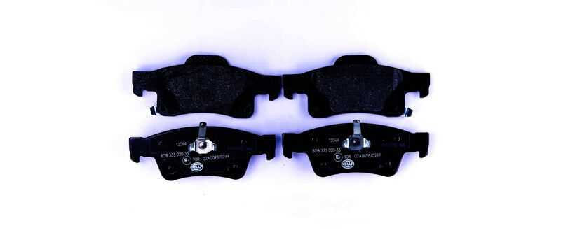 HELLA BRAKES 355020351 — Jeu de plaquettes de frein à disque arrière