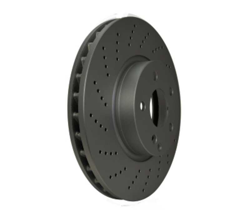 HELLA BRAKES 355122942 — Disque de frein avant