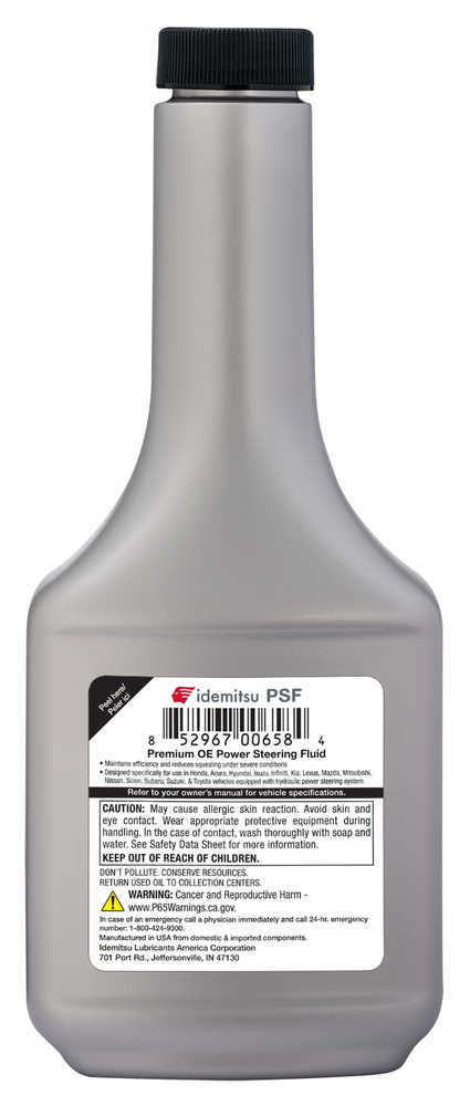 IDEMITSU - IDEMITSU Power Steering Fluid - 12 oz - IMU 30040106-97200C020