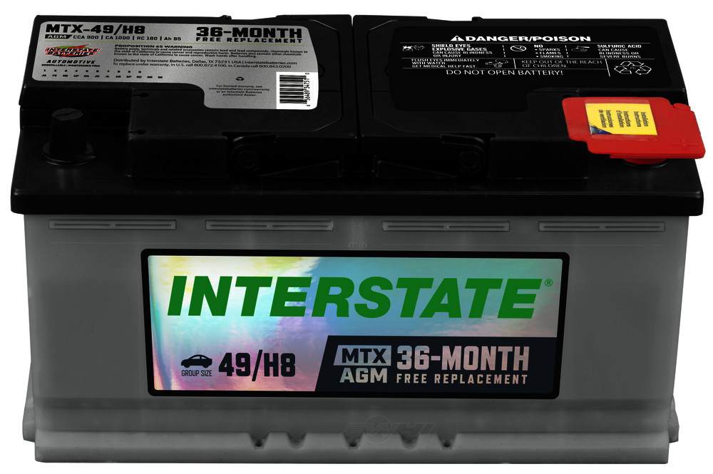 INTERSTATE MTX-49/H8 — Batterie de véhicule