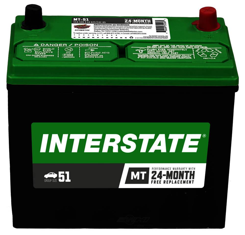 INTERSTATE MT-51 — Batterie de véhicule