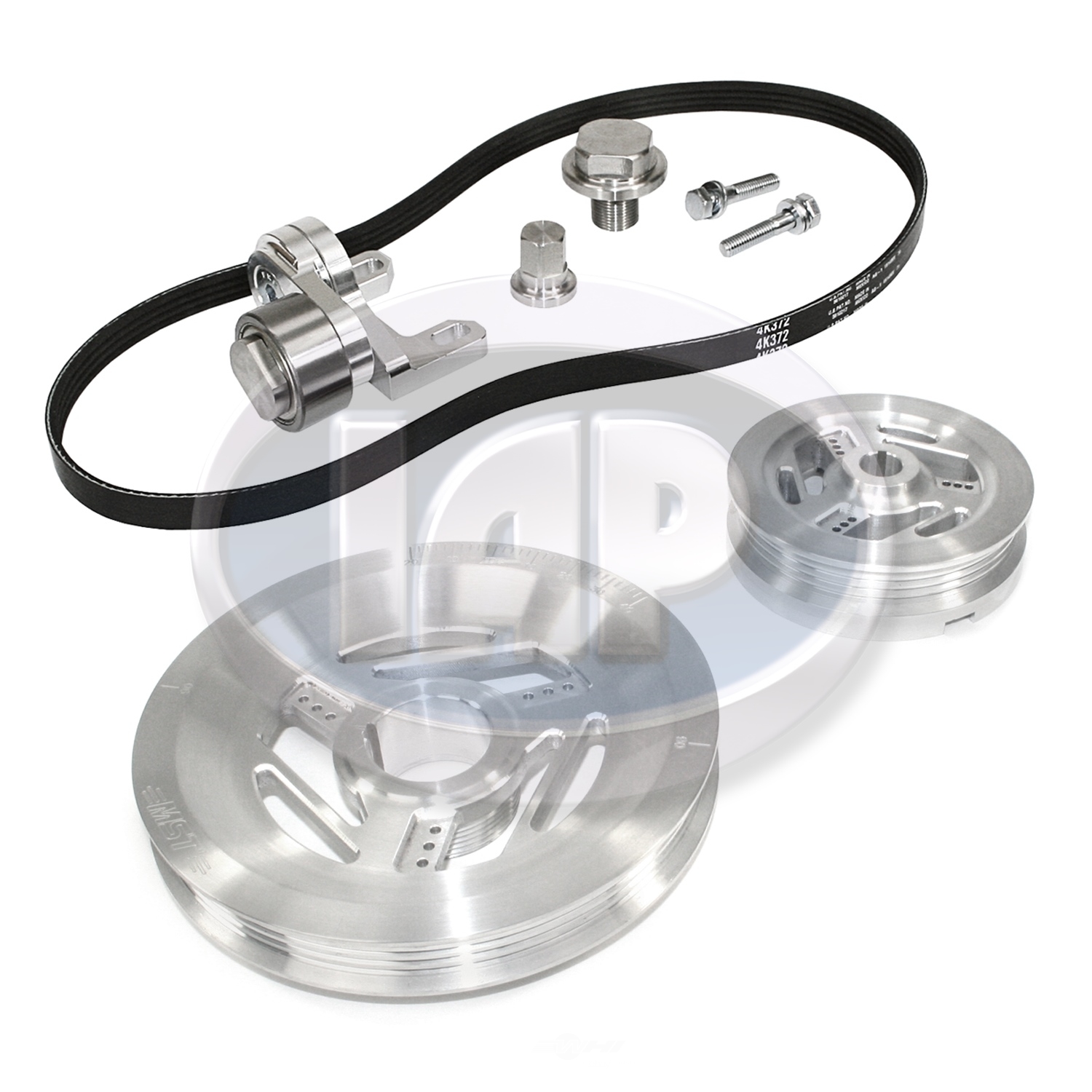 IAP/KUHLTEK MOTORWERKS - Serpentine Belt Drive Component Kit (Fan and Alternator) - KMS M10400400