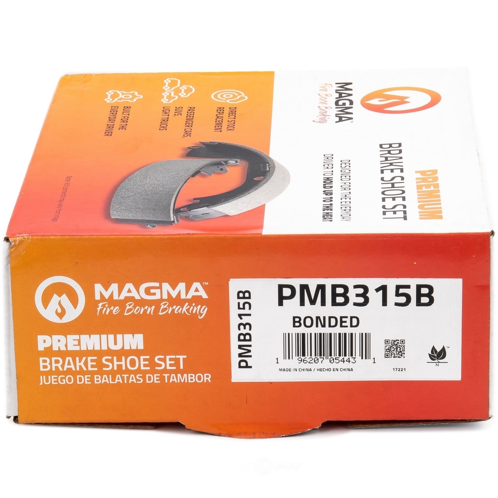 MAGMA BRAKES - MAGMA Premium Bonded Shoes (Rear) - MA8 PMB315B