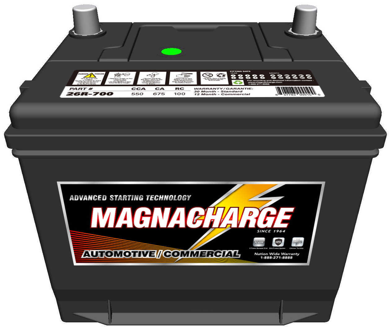 MAGNACHARGE BATTERY EXCHANGE MS26R-700 — Vehicle Battery