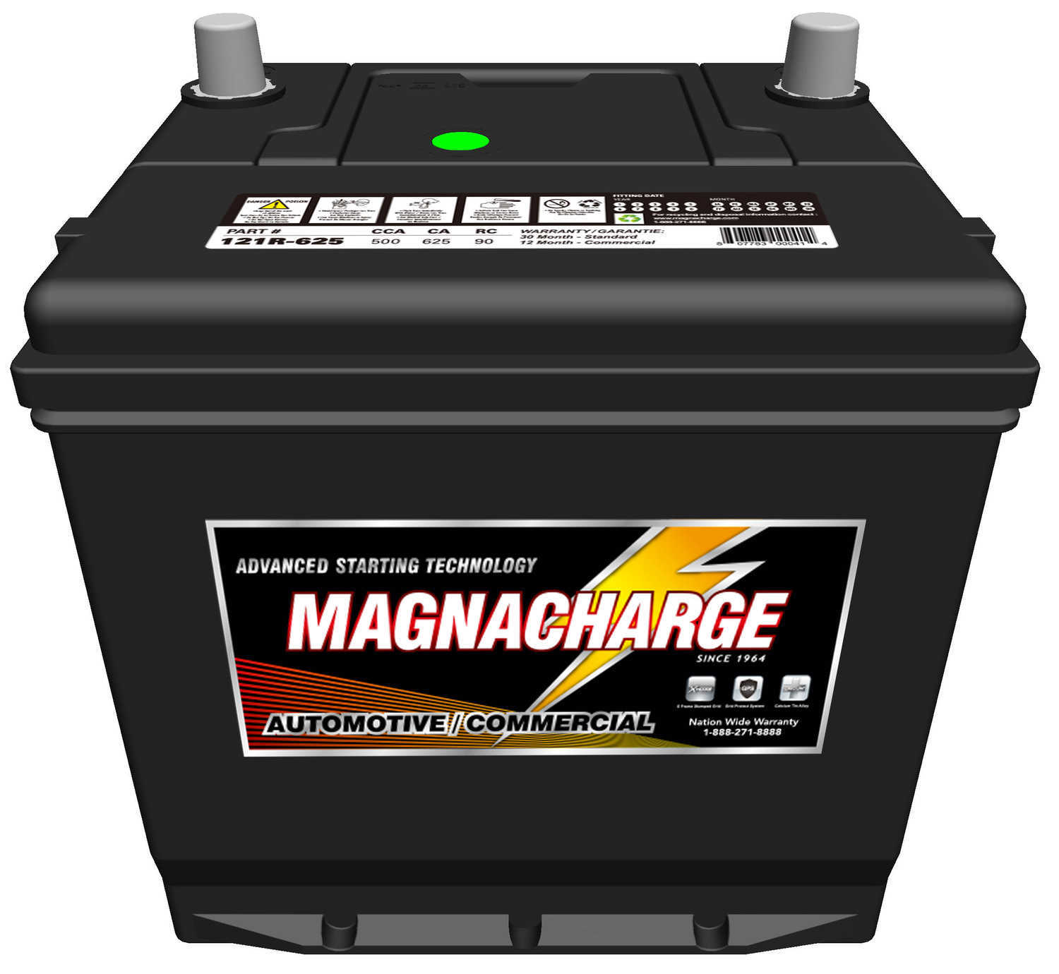 MAGNACHARGE BATTERY EXCHANGE MS121R-625 — Batterie de véhicule