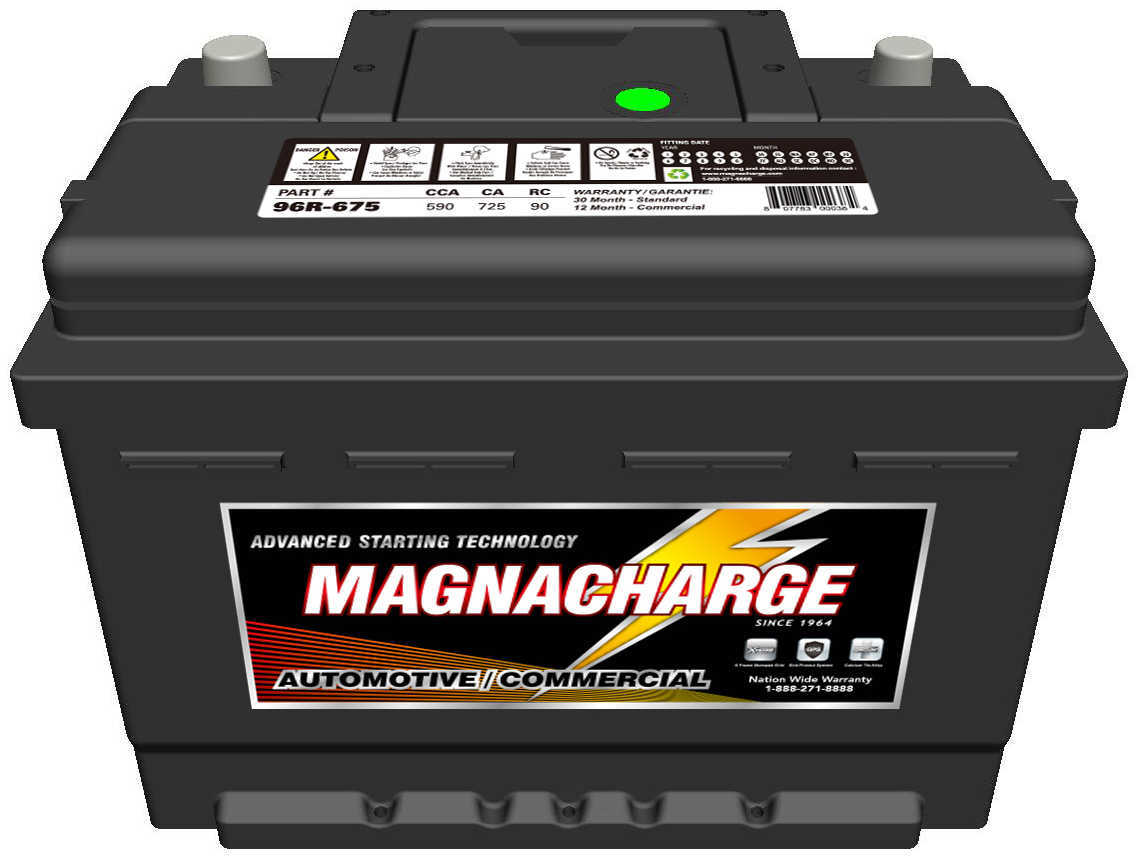MAGNACHARGE BATTERY 96R-675 — Batterie de véhicule