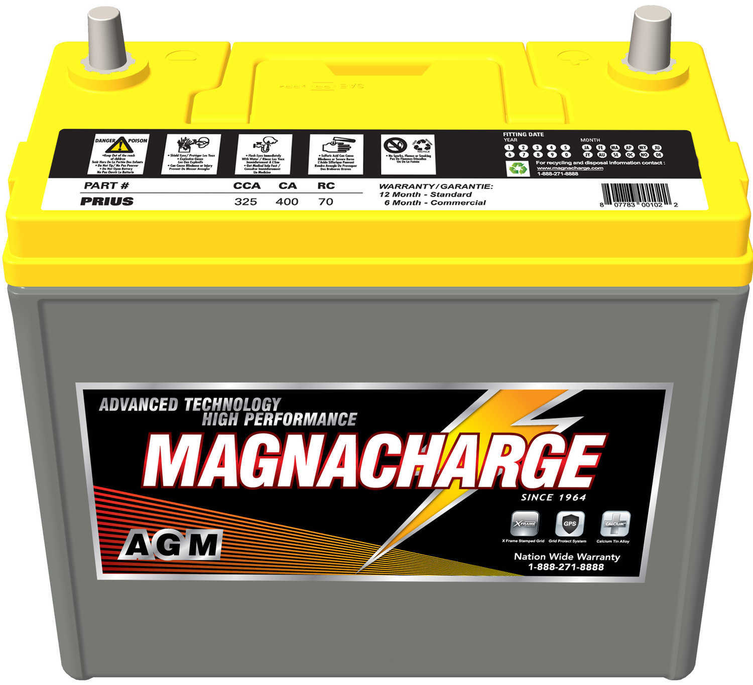 MAGNACHARGE BATTERY PRIUS — Vehicle Battery