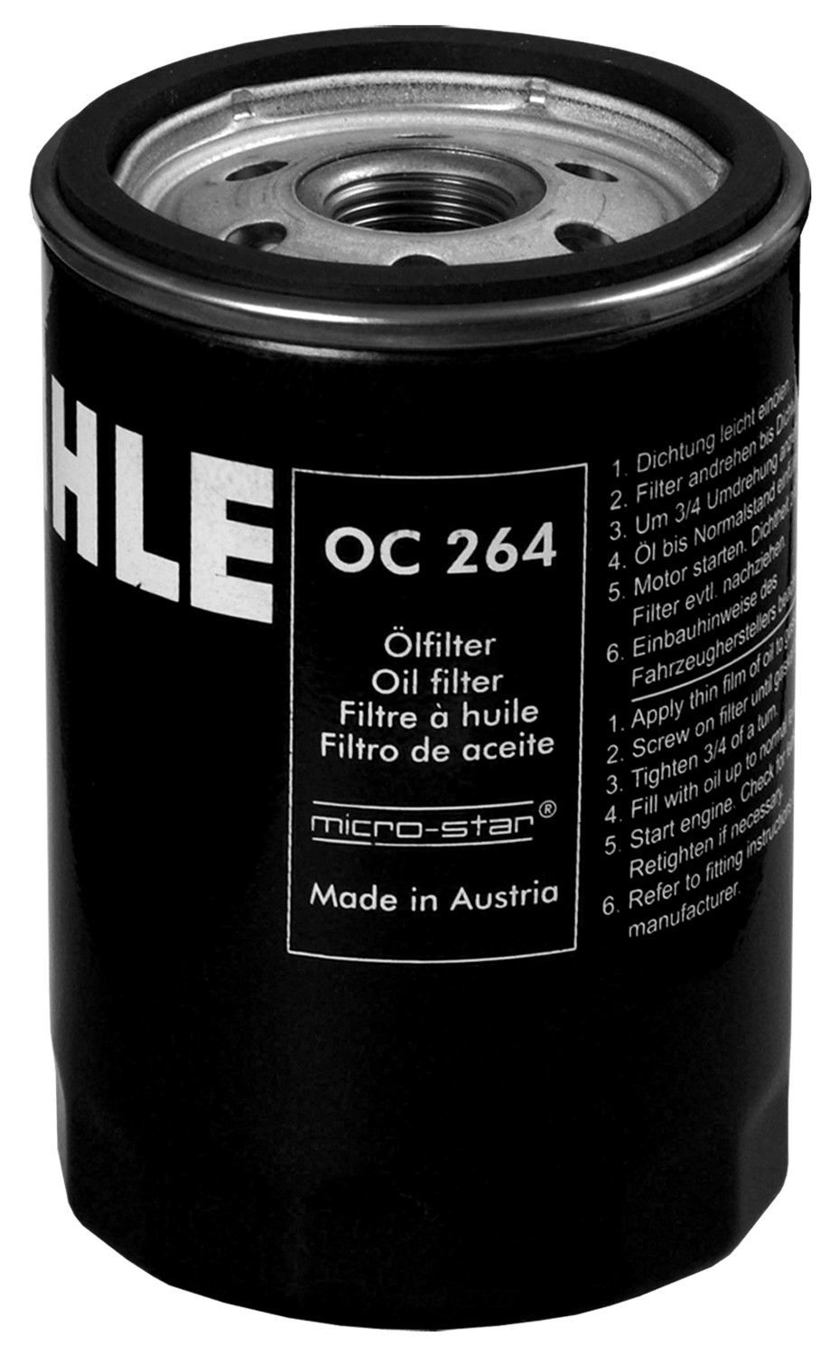 MAHLE ORIGINAL - Engine Oil Filter - MHL OC 264