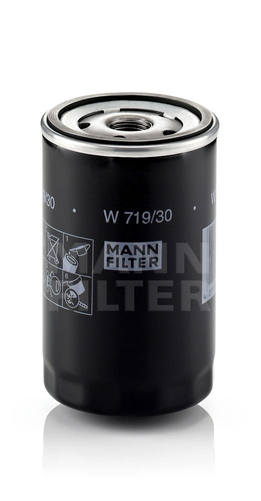 MANN-FILTER - Engine Oil Filter - MNH W 719/30