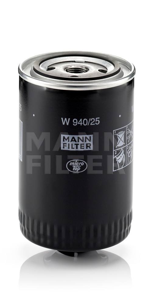 MANN-FILTER - Engine Oil Filter - MNH W 940/25