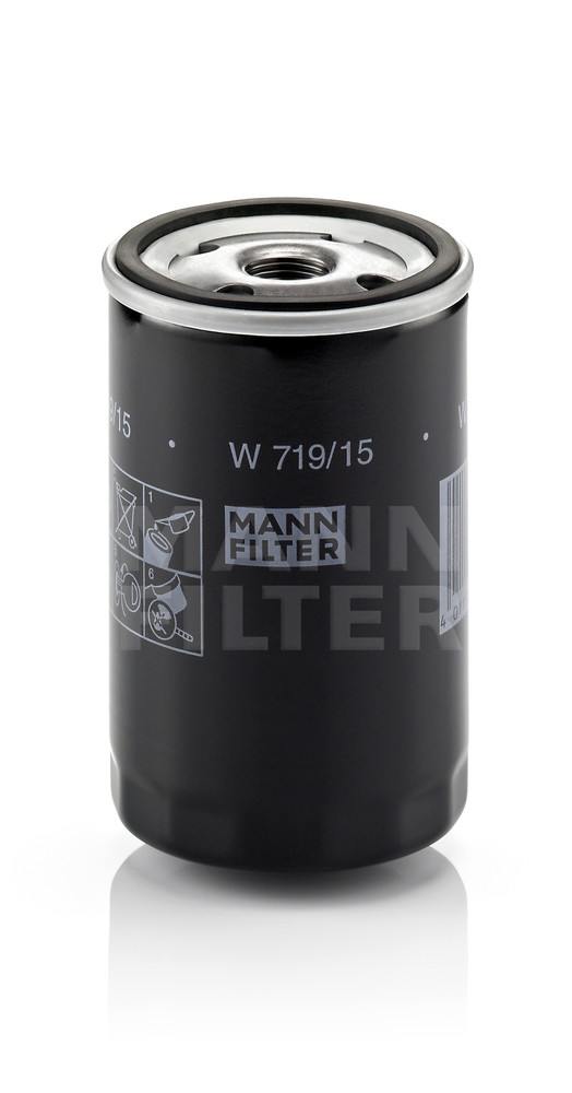 MANN-FILTER - Engine Oil Filter - MNH W 719/15