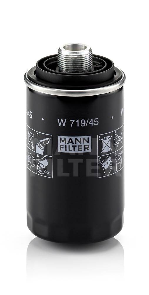 MANN-FILTER - Engine Oil Filter - MNH W 719/45