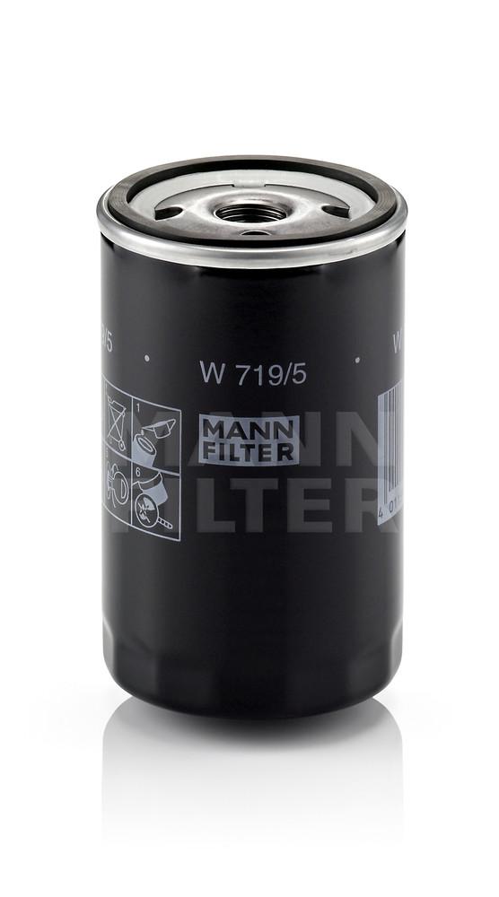 MANN-FILTER - Engine Oil Filter - MNH W 719/5