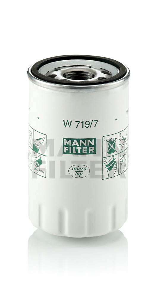 MANN-FILTER - Engine Oil Filter - MNH W 719/7