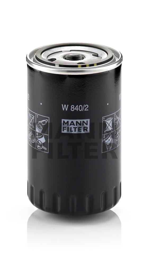 MANN-FILTER - Engine Oil Filter - MNH W 840/2