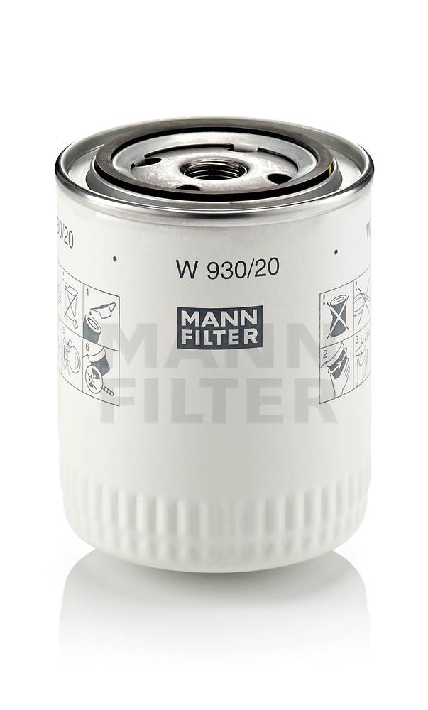 MANN-FILTER - Engine Oil Filter - MNH W 930/20