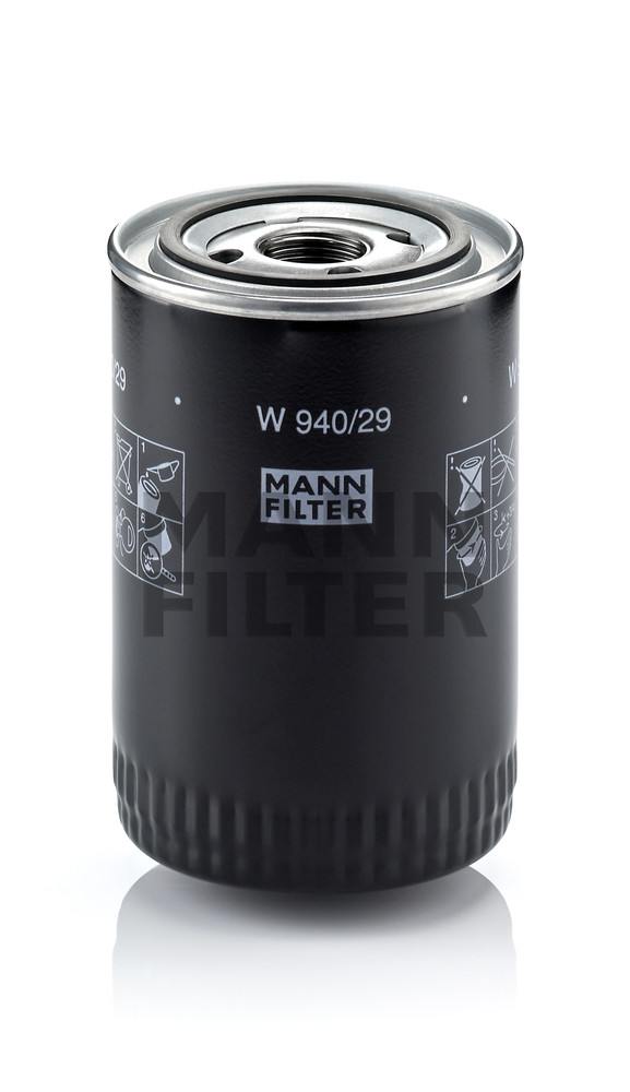 MANN-FILTER - Engine Oil Filter - MNH W 940/29