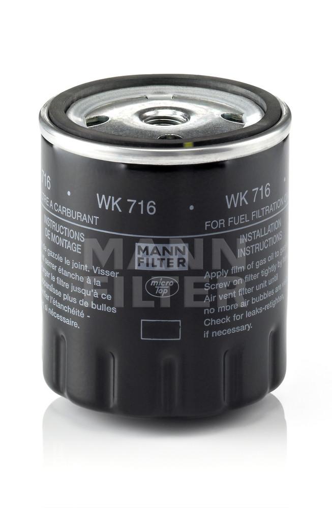 MANN-FILTER - Fuel Filter - MNH WK 716