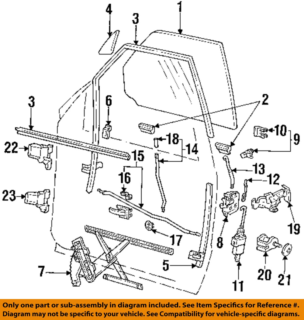 92 Ford explorer door parts #8