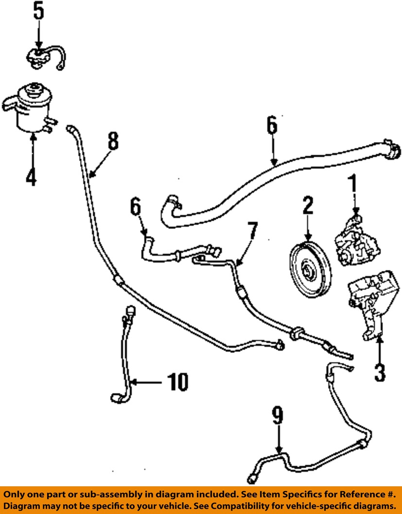 99 Ford windstar power steering pump #4