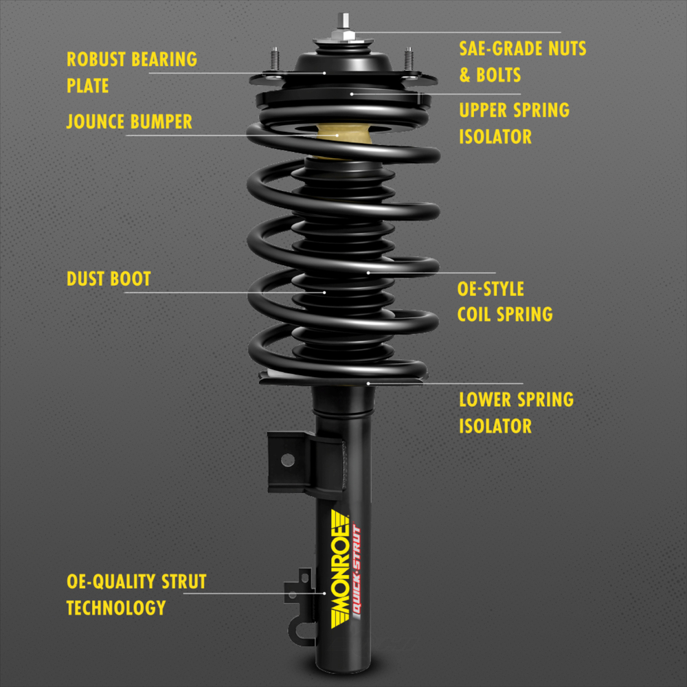 Quick-Strut Front Left Suspension Strut and Coil Spring Assembly