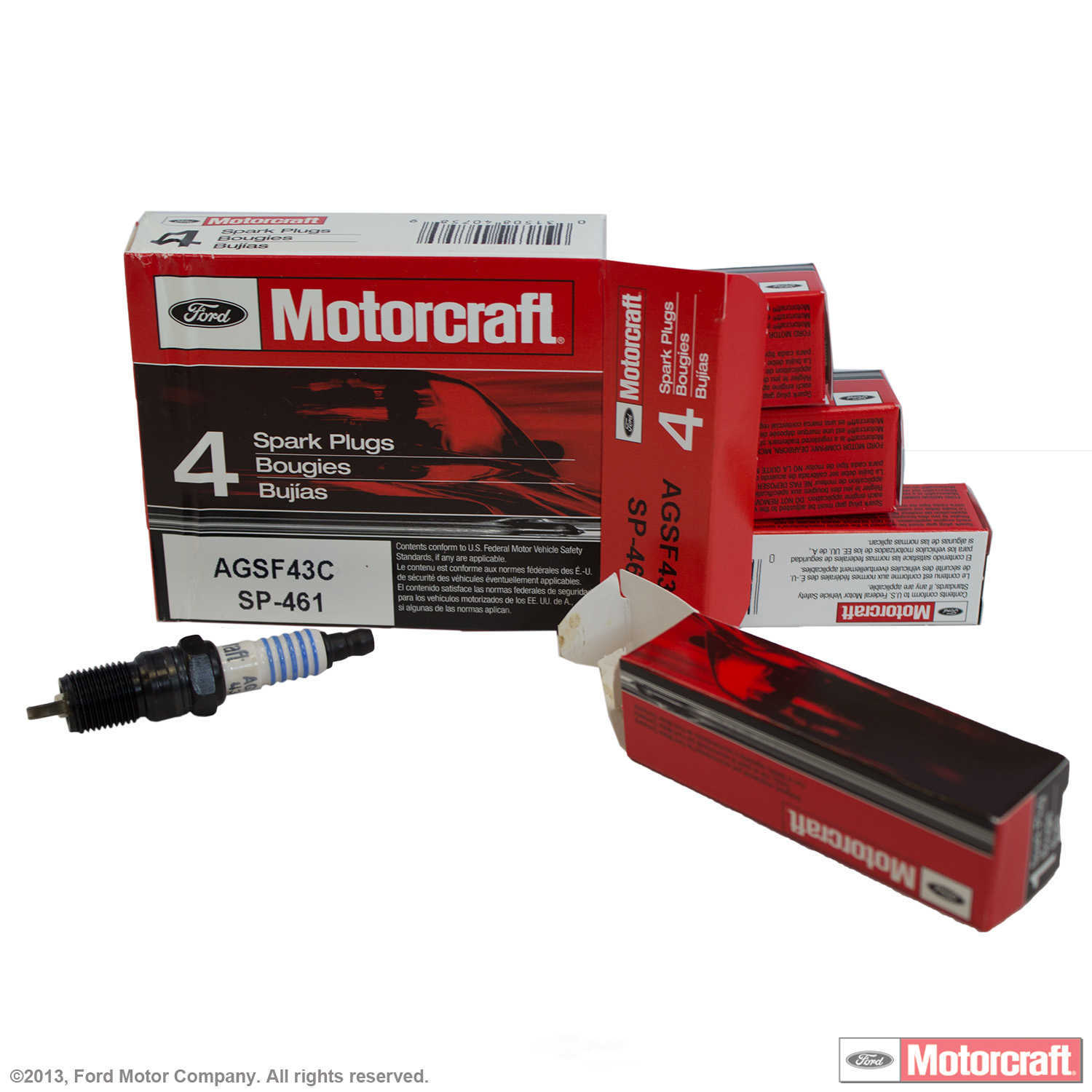 MOTORCRAFT - Copper Resistor Spark Plug - MOT SP-461