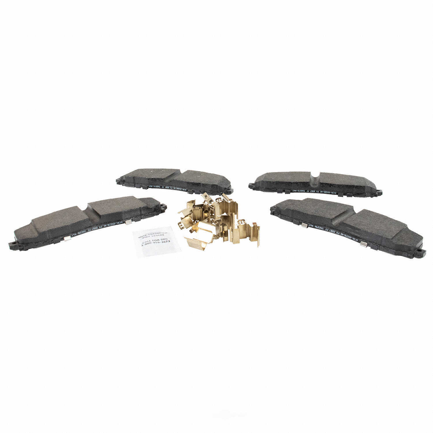 MOTORCRAFT - Standard Premium Disc Brake Pad - MOT BRF-1563