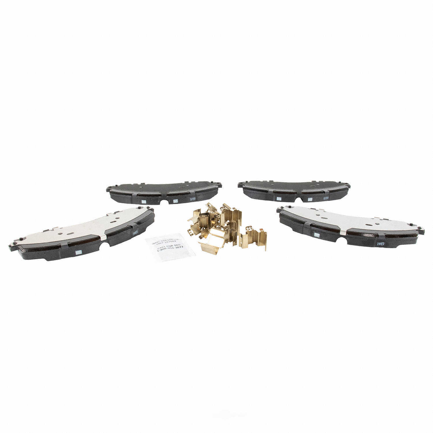 MOTORCRAFT - Standard Premium Disc Brake Pad - MOT BRF-1563