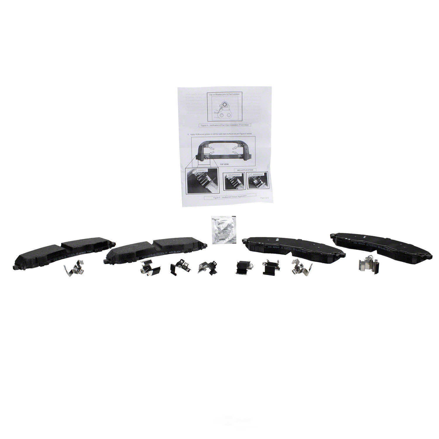 MOTORCRAFT - Standard Premium Disc Brake Pad (Front) - MOT BRF-2011