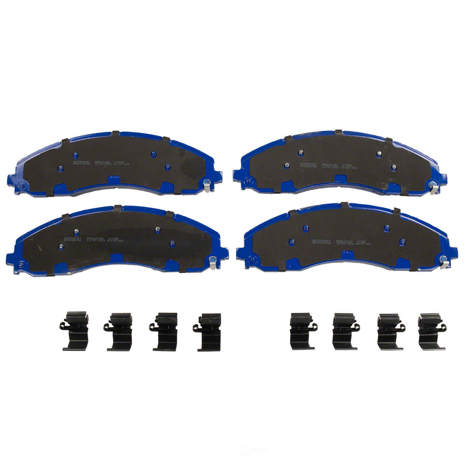 MOTORCRAFT - Pads - Superduty - Integrally Molded (Rear) - MOT BRSD-2018-A