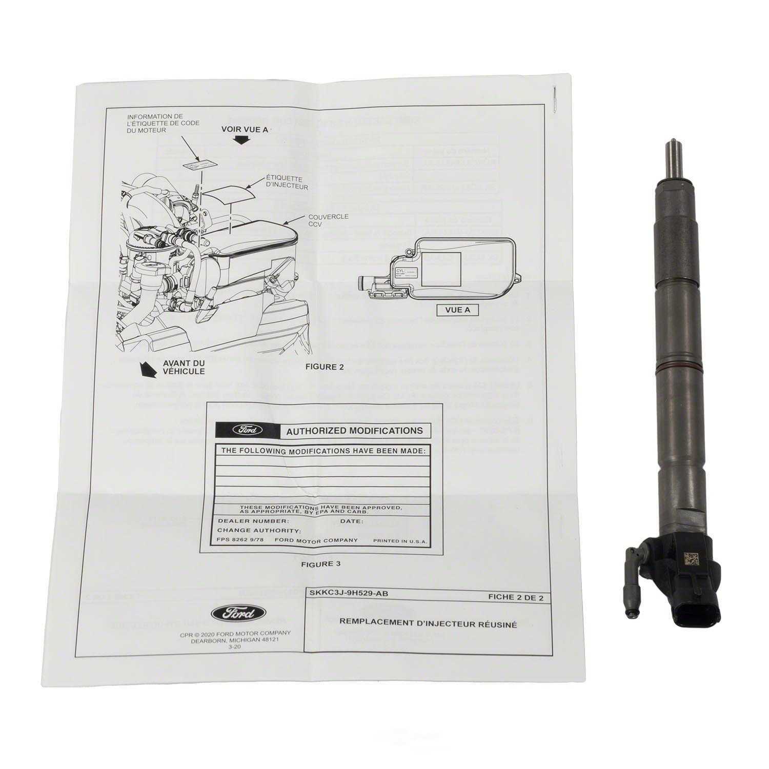 MOTORCRAFT - Reman Fuel Injector - MOT CN-6050-RM