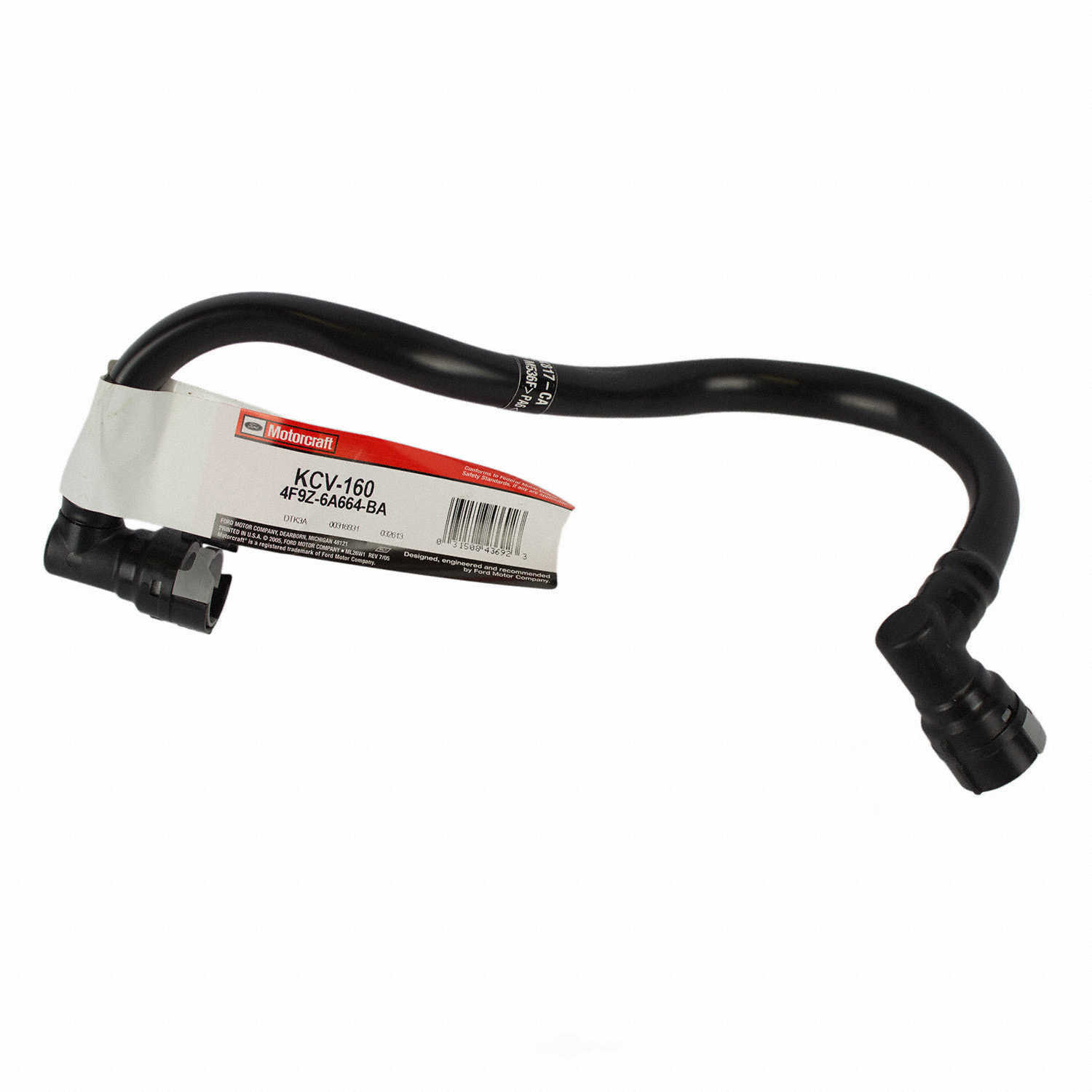 MOTORCRAFT - PCV Valve Hose - MOT KCV-160