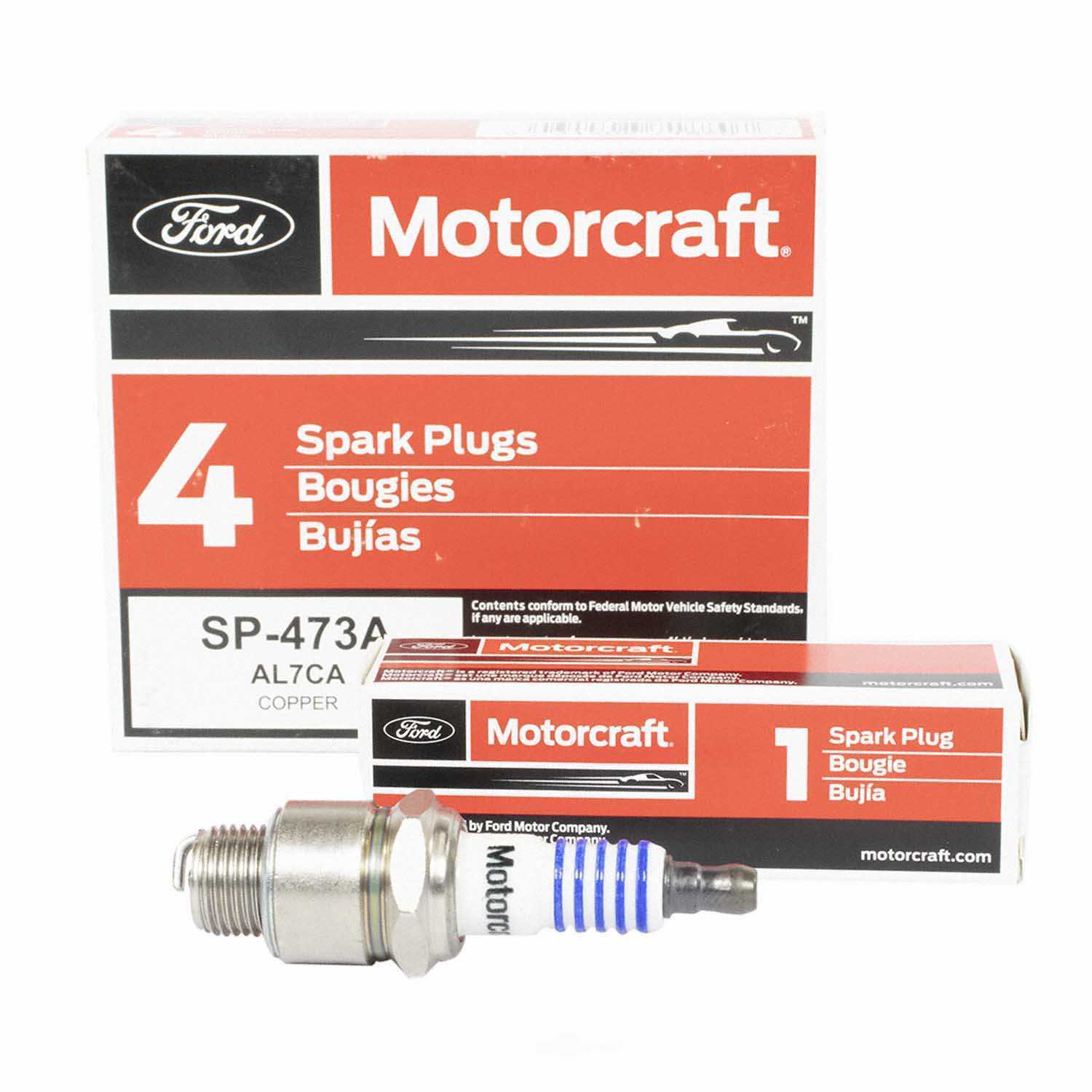 MOTORCRAFT - Copper Non-resistor Spark Plug - MOT SP-473-A