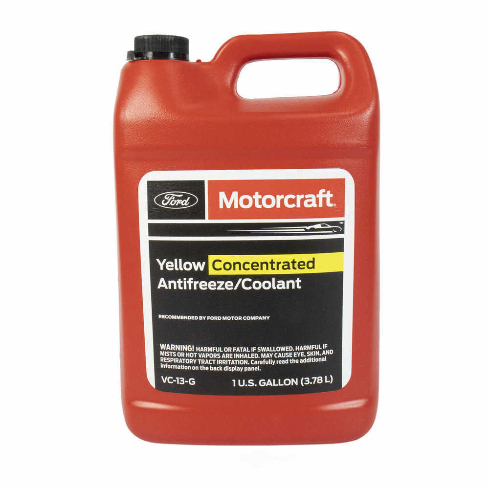 MOTORCRAFT - Yellow Concentrated Antifreeze / Coolant - Gallon - MOT VC-13-G