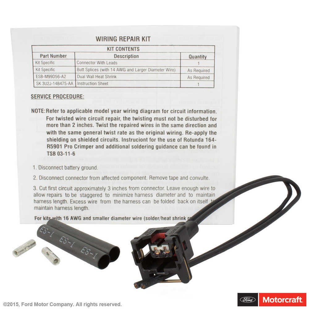 MOTORCRAFT - Power Steering Pressure Switch Connector - MOT WPT-1054