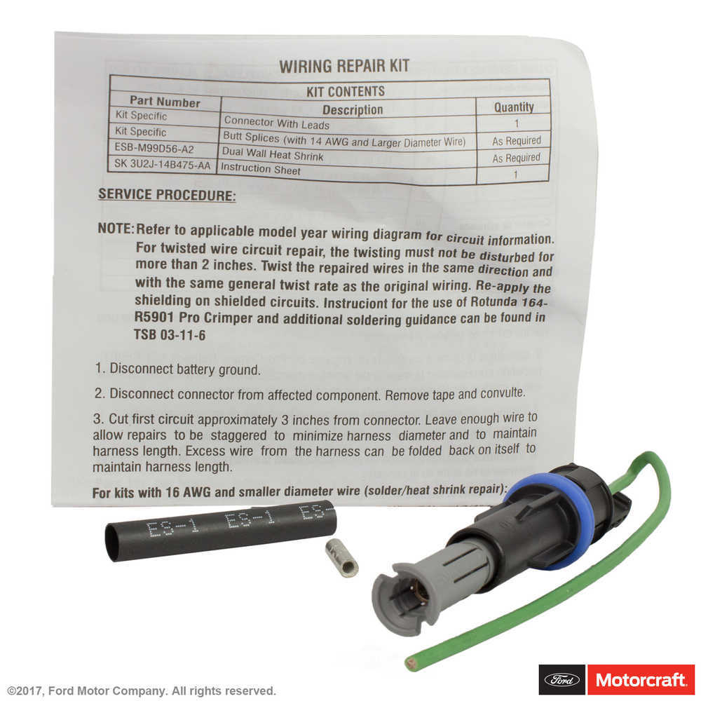 MOTORCRAFT - Diesel Glow Plug Connector - MOT WPT-1059