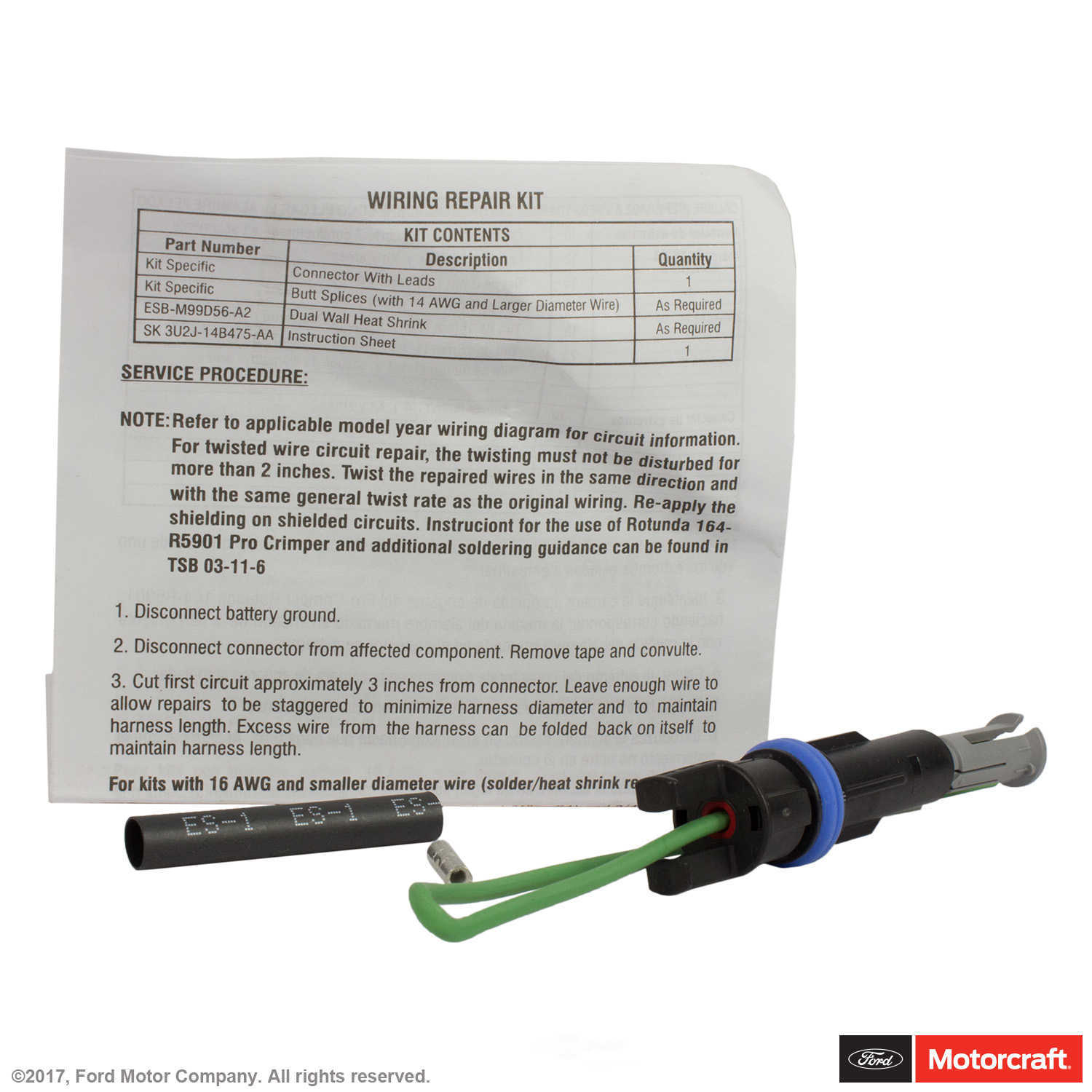 MOTORCRAFT - Diesel Glow Plug Connector - MOT WPT-1059