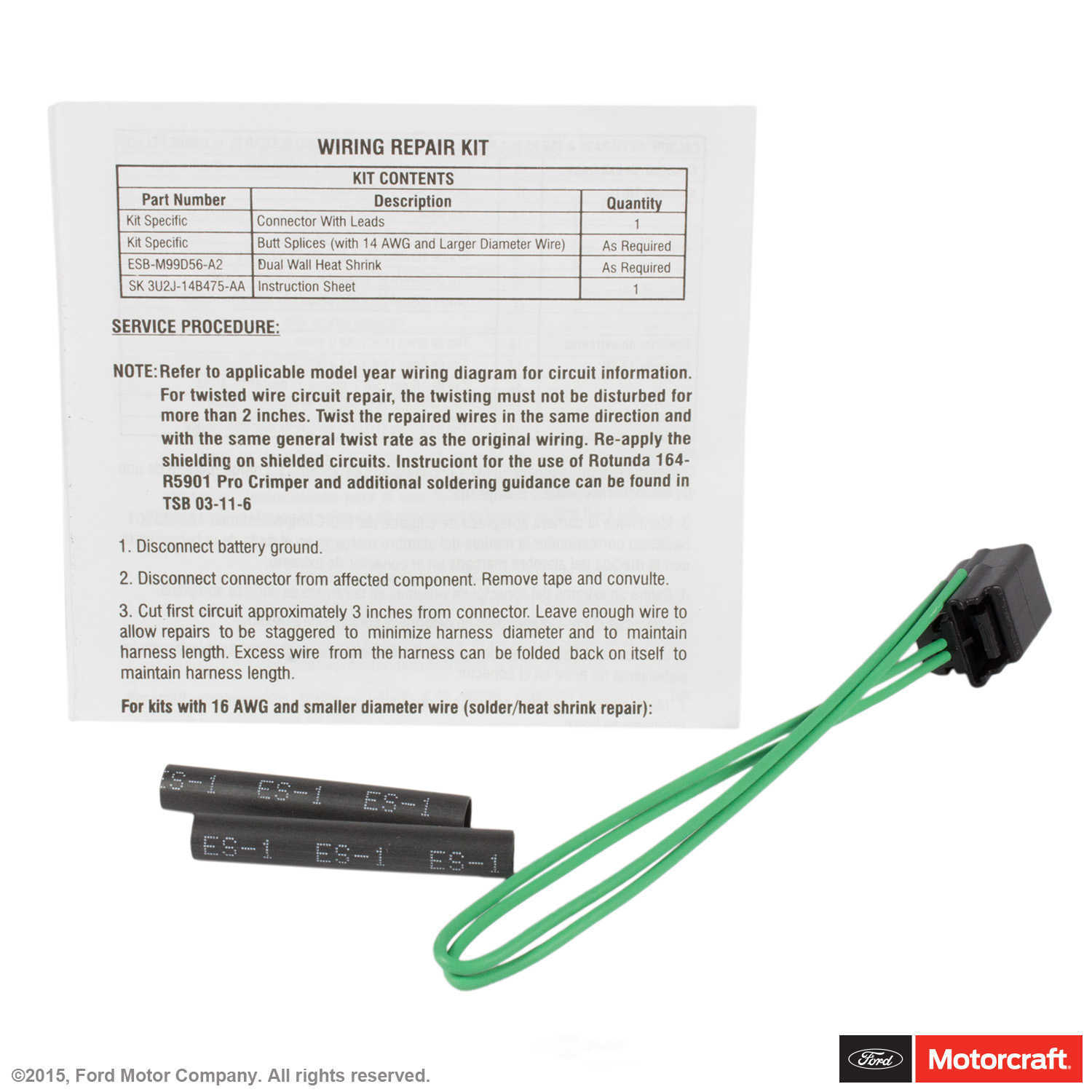 MOTORCRAFT - Heated PCV Valve Connector - MOT WPT-1082