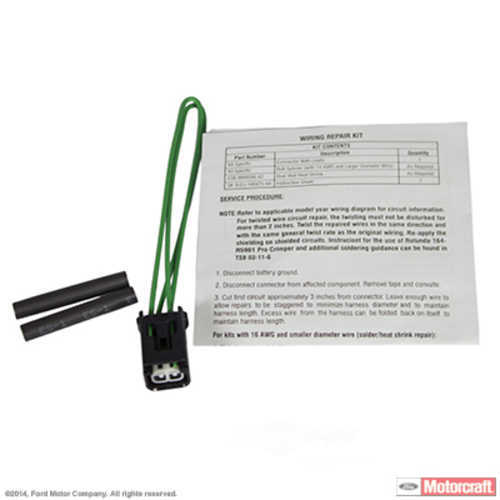 MOTORCRAFT - License Lamp Connector - MOT WPT-1133
