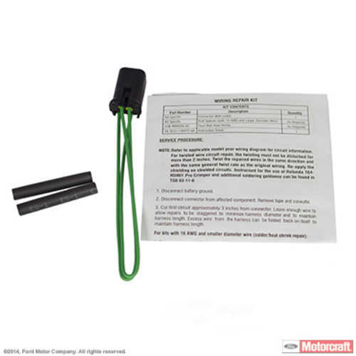 MOTORCRAFT - Vapor Canister Purge Solenoid Connector - MOT WPT-1133