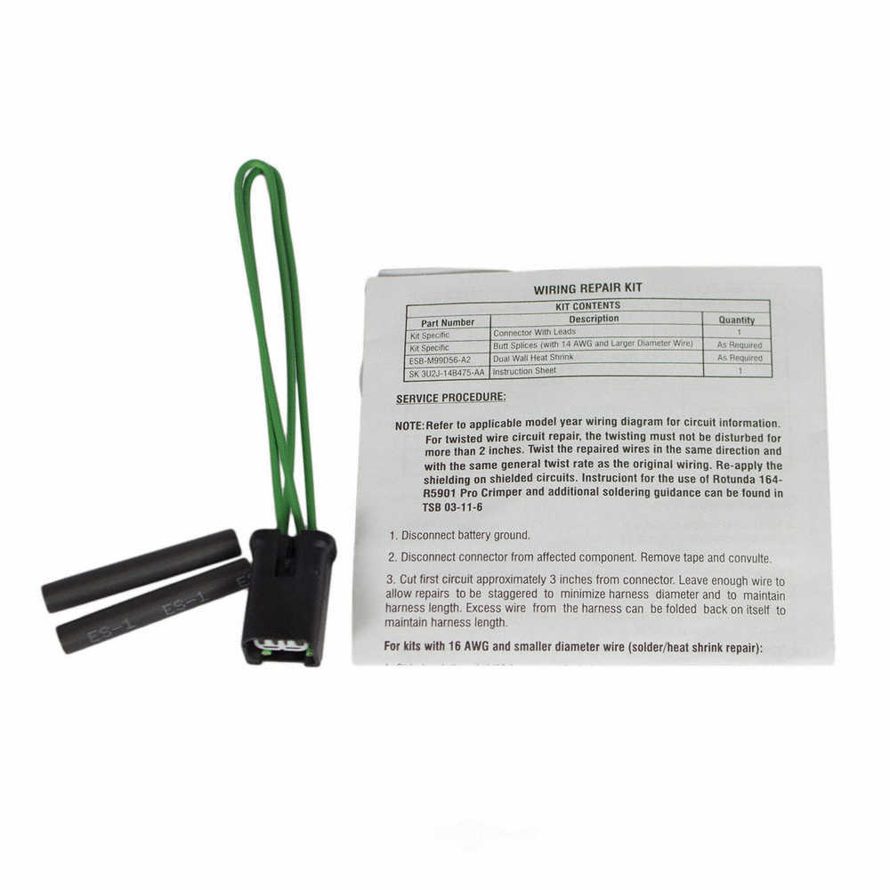 MOTORCRAFT - Vapor Canister Purge Solenoid Connector - MOT WPT-1133