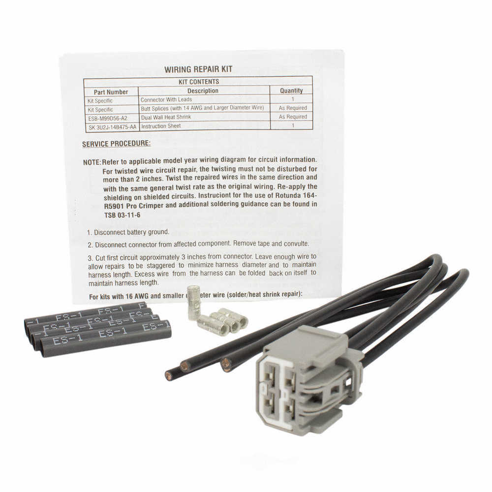 MOTORCRAFT - HVAC Blower Switch Connector - MOT WPT-1177