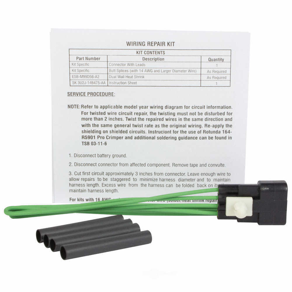 MOTORCRAFT - Ignition Knock(detonation) Sensor Connector - MOT WPT-1220