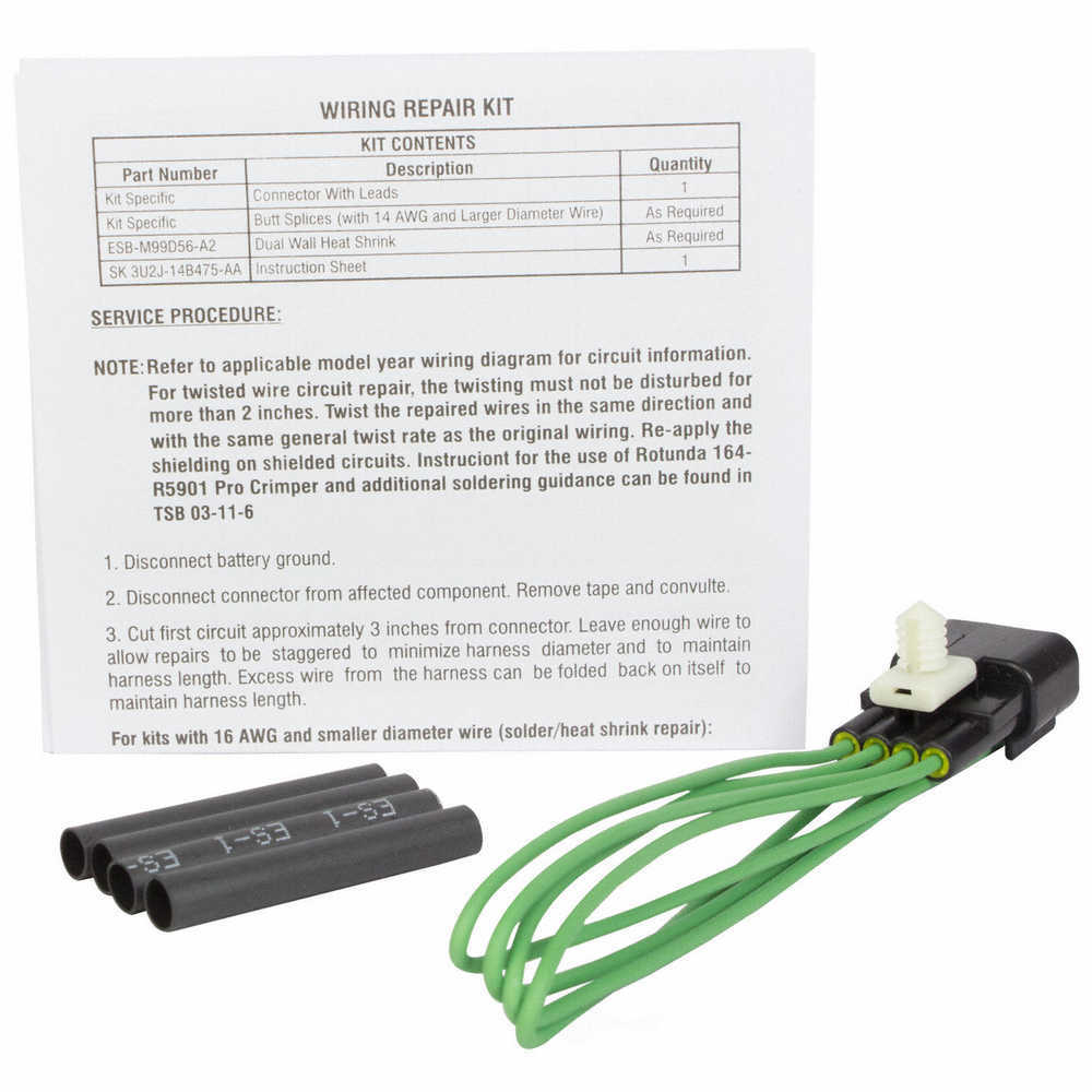 MOTORCRAFT - Ignition Knock(detonation) Sensor Connector - MOT WPT-1220