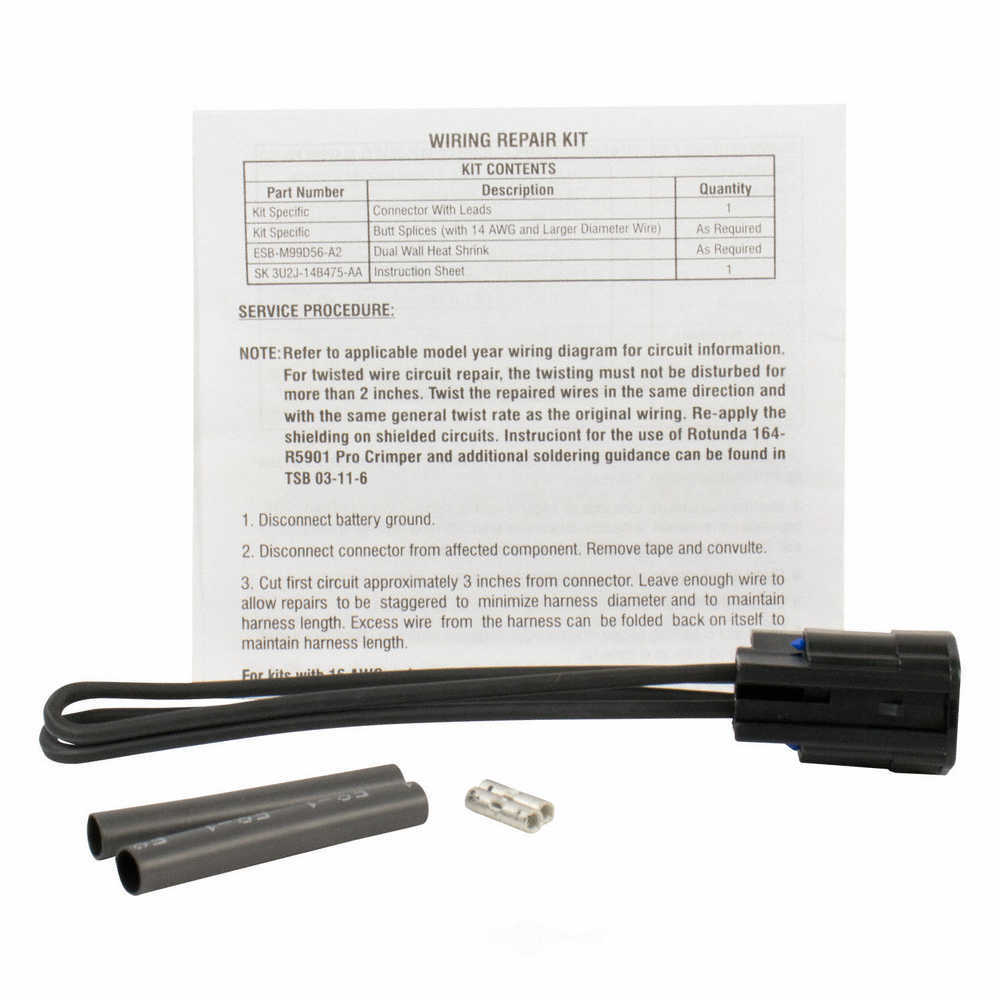 MOTORCRAFT - Power Window Motor Connector - MOT WPT-1245
